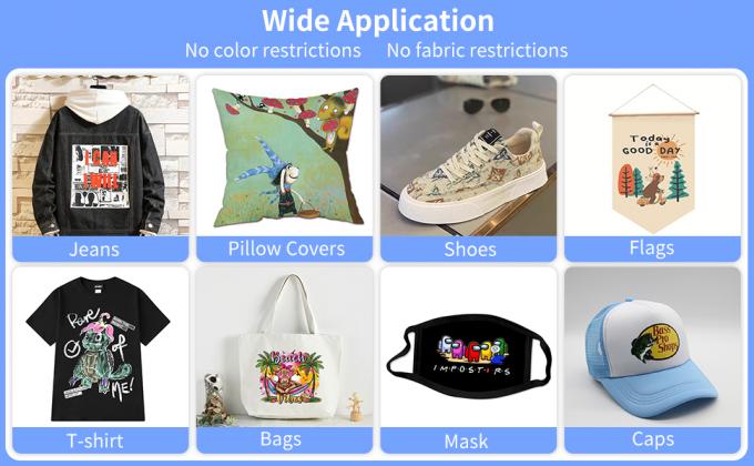 Impress&atilde;o digital de 60 cm DTF Transfer&ecirc;ncia de calor Pel&iacute;cula PET DTF Impressora de Pel&iacute;cula Homens Cal&ccedil;ado de lona T-shirts Impress&atilde;o de papel DTF Pel&iacute;cula PET 3