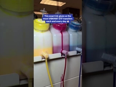 Impressão DTF Tinta Branca CMYK 1L Adição perfeita ao processo de impressão digital