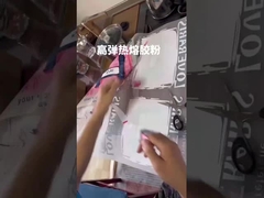 Adesivo em pó TPU DTF resistente a rachaduras para transferência versátil e duradoura