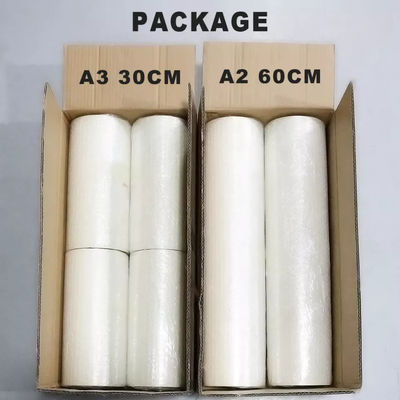Película DTF à prova d'água 30CM*100M Impressão de tinta branca mate de dois lados Película para cores naturais e suaves