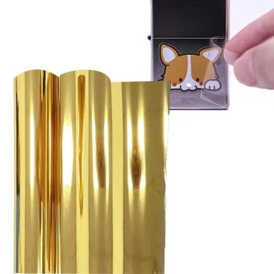 60cmx100m Película UV transparente Ouro Prata Branca Ab Pet Film Impressão Dtf UV Pet Film