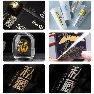 60cmx100m Película UV transparente Ouro Prata Branca Ab Pet Film Impressão Dtf UV Pet Film