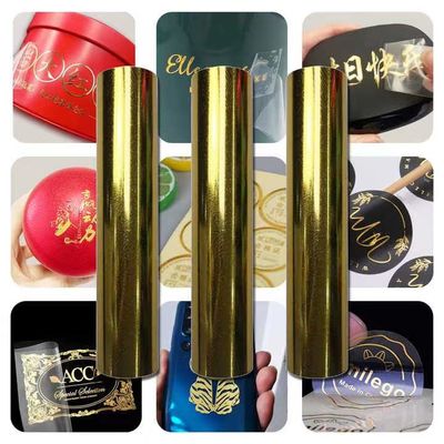 24 polegadas DTF Ab Pet UV Film Roll Gold Silver A1 Ab UV Transfer Film