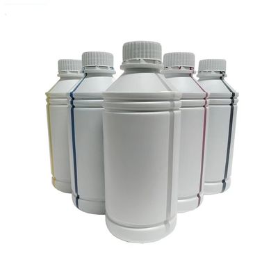 CMYKW 5 cores tinta de pigmento DTF à base d'água 1000ml para impressora XP600 I1600 I3200