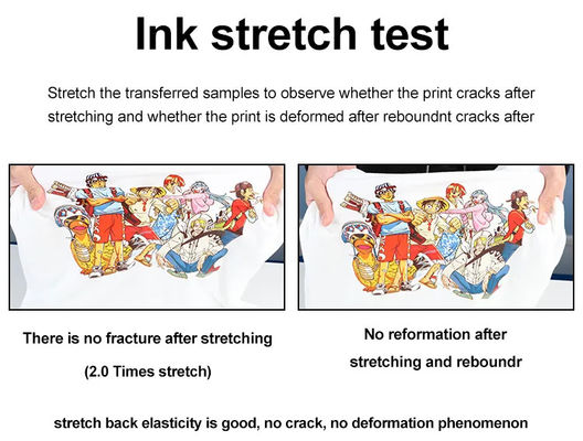 Direct To Film Tinta DTF Tinta de impressora têxtil Tinta para impressão de transferência de camisa Epson White A3 L1800