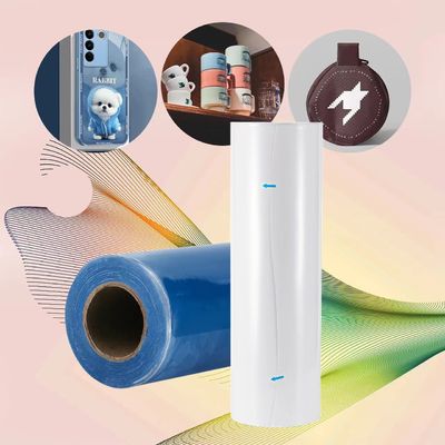 60cm Filme de transferência de DTF UV Branco Filme de transferência de DTF UV claro Ab para caixa de telefone garrafa de madeira