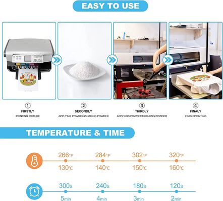 Materiais de impressão DTF para padrões de transferência