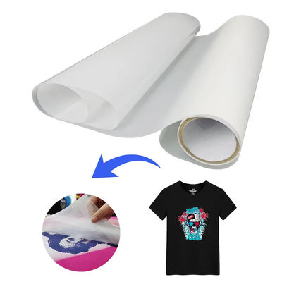 Filme DTF para animais de estimação de lado duplo único 30CM 33CM 60CM * 100M Transferência de calor de rolagem 75Micron Filme DTF de descascagem a frio quente