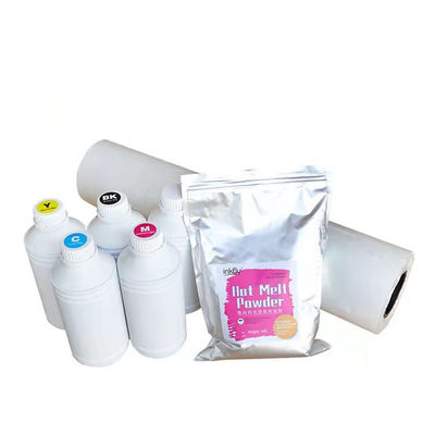 42cm Duplo Lado Matte DTF Hot Peel Film Roll 75mic DTF Film de Impressão Para Vestuário