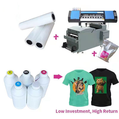 A4 A3 PET DTF Film Roll Digital Inkjet Printing Film Para L1800 XP600 3880 3800