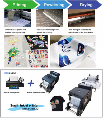 A4 A3 PET DTF Film Roll Digital Inkjet Printing Film Para L1800 XP600 3880 3800