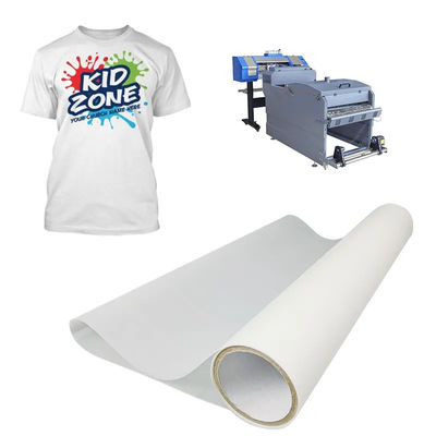 Impressão de tinta branca de 75mic mat DTF filme para animais de estimação pelagem quente 30cm 60cm diretamente para filme para impressão de vestuário