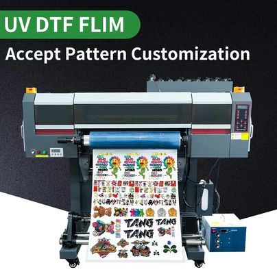 30*100cm Roll UV DTF Transfer AB Film A3 UV DTF A Film Free B Film para impressão de etiquetas UV