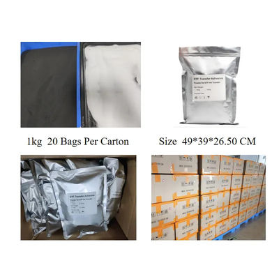 80-100 Mics TPU branco DTF pó de fusão a quente para forte adesão no poliéster de algodão nylon