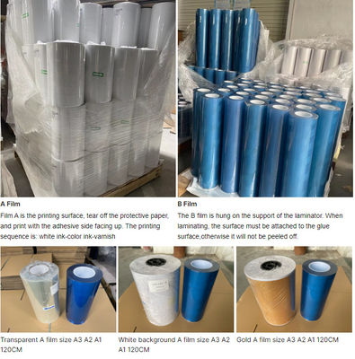 UV Transfer Sticker Uv Dtf Cup Wrap Cups Transfer Uv Dtf Ab Film para impressão de etiquetas