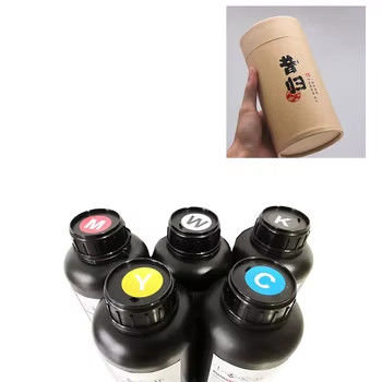 CMYKW+Vanish 500ml LED Tinta Digital de Impressão de Curagem UV para Impressão de Resolução Aguda