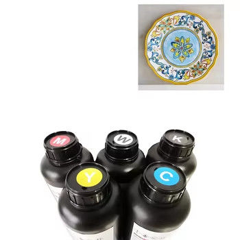 CMYKW V Método de Curagem por Luz UV Tinta LED Compatível com cabeças de impressão DX5 DX7 XP600 TX800