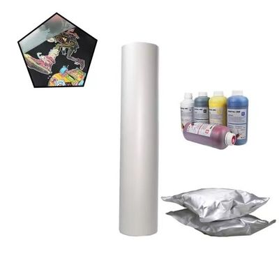 33cm*100m rolo de filme DTF duplo mate de descasque instantâneo DTF filme 75 microns
