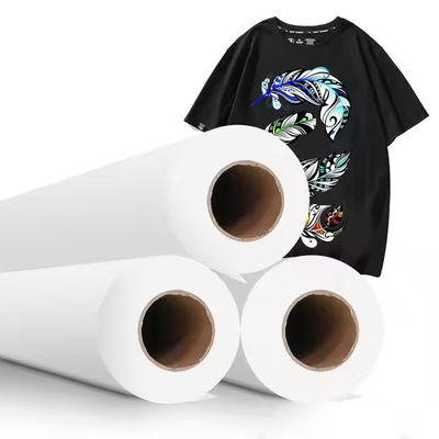 82 g 60 polegadas * 100m Rolo de papel de sublimação de secagem rápida Rolo de papel de impressão de transferência de calor para sublimação