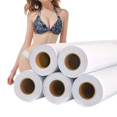 Papel de sublimação em rolos de 56 polegadas*100m Branco 42gm Para impressão profissional de tecidos