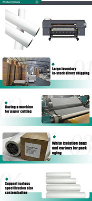 71 polegadas Sublimação Material de Impressão Papel para tecido elástico 100GSM