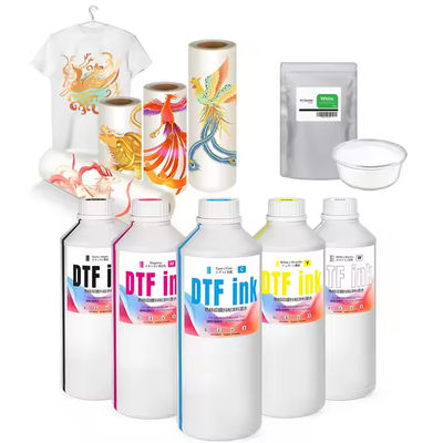 1000ml CMYK Tintas DTF Brancas Directo Para Película Tintas de Impressão a Jato de Tinta Para Impressora DTF Refinecolor
