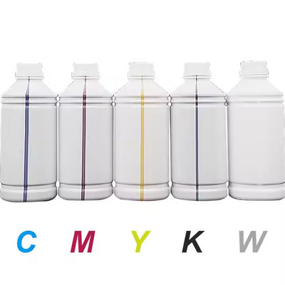 Tinta DTF de 1000 ml Tinta branca CMYK para T-Shirt &amp; Pet Film Printing Tintas de impressora DTF Premium