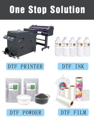 Tinta DTF de 1000 ml Tinta branca CMYK para T-Shirt &amp; Pet Film Printing Tintas de impressora DTF Premium
