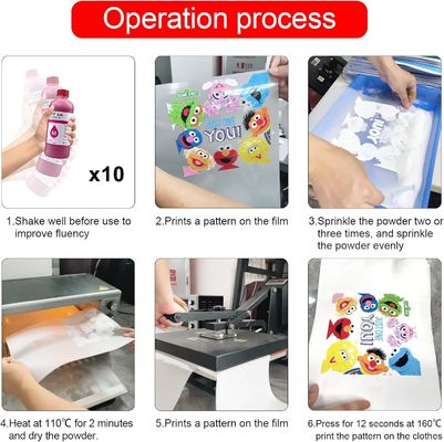 Impressora DTF Tinta Branca CMYKW para resultados suaves e consistentes