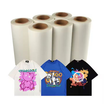 60cm*100m Roll Hot Peel Double Site revestido com transferência de calor personalizada DTF PET Filme