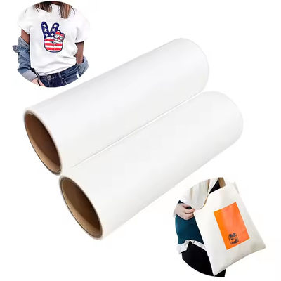 Impressão de tinta branca com DTF PET Film 75mic 33cm Perfeito para impressão personalizada em tecidos e vestuário