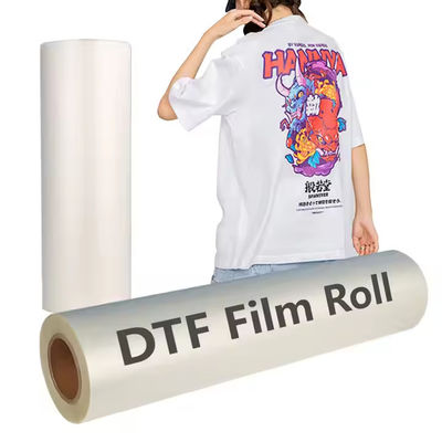 60cm*100m DTF PET Film tinta branca Instant Hot &amp; Cold Peel Disponível