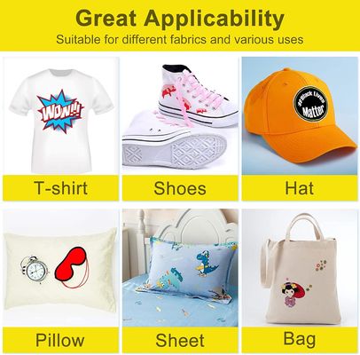 Película de transferência de PET DTF 33CM x 100M perfeita para impressões personalizadas detalhadas de roupas com tinta branca