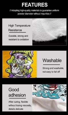 Transferência de calor Suave 500g 1kg cola Hotmelt Adesivo Branco TPU DTF em pó para impressão em impressora DTF