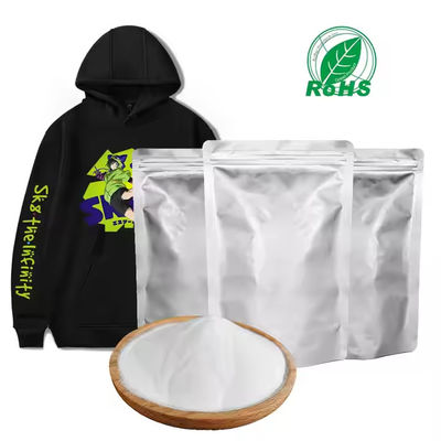 1 kg 80um branco/preto TPU DTF pó de fusão a quente para impressão de camisetas de transferência de calor