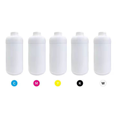 CMYK W Cores 500ml Dtf Tinta Pigmento Impressão de Transferência de Calor Para Impressora à Base de Água