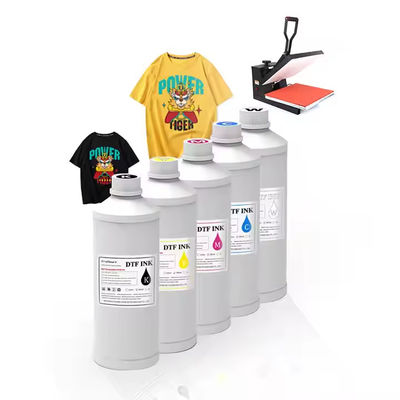 Cmykw Impressora a jato de tinta transferência de filme Dtf tinta de pigmento Premium para impressão Dtf