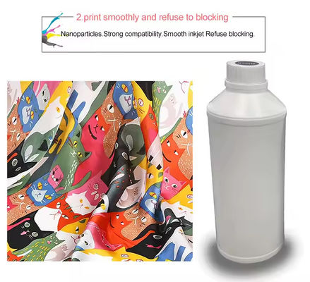 CMYK W Cores 500ml Dtf Tinta Pigmento Impressão de Transferência de Calor Para Impressora à Base de Água