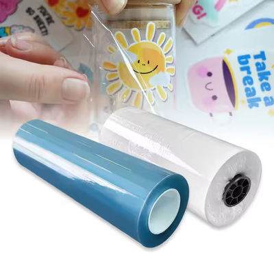 Película adesiva UV PET de alta flexibilidade de 30cm*100m/60cm*100m para embalagem